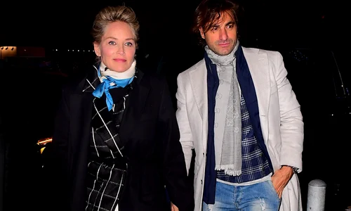 Sharon Stone seen holding hands with her new boyfriend in New York jpeg