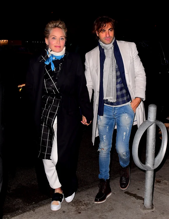 Sharon Stone seen holding hands with her new boyfriend in New York jpeg