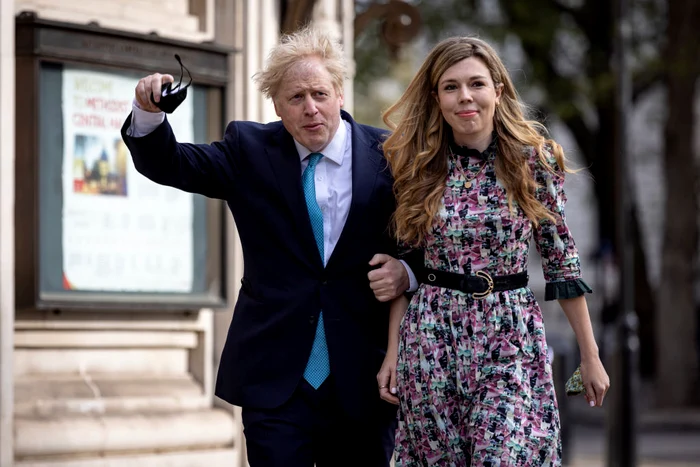Prim-ministrul britanic Boris Johnson şi Carrie Symonds se vor căsători în iulie 2022Foto: Getty