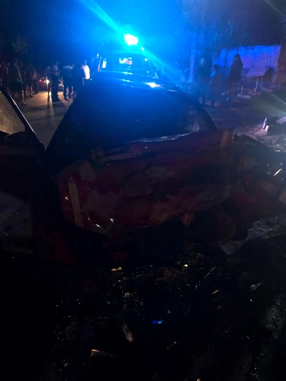 Accident mortal în Laloşu - Vâlcea Foto Adevărul