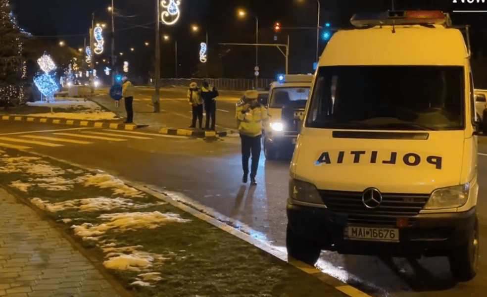 Polițiștii au tras o ploaie de gloanțe, într-o intersecție din Suceava, pentru reținerea unui șofer beat