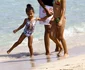 North West Plays At The Beach In Miami jpeg