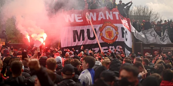 fani manchester united protest foto Oli SCARFF / AFP