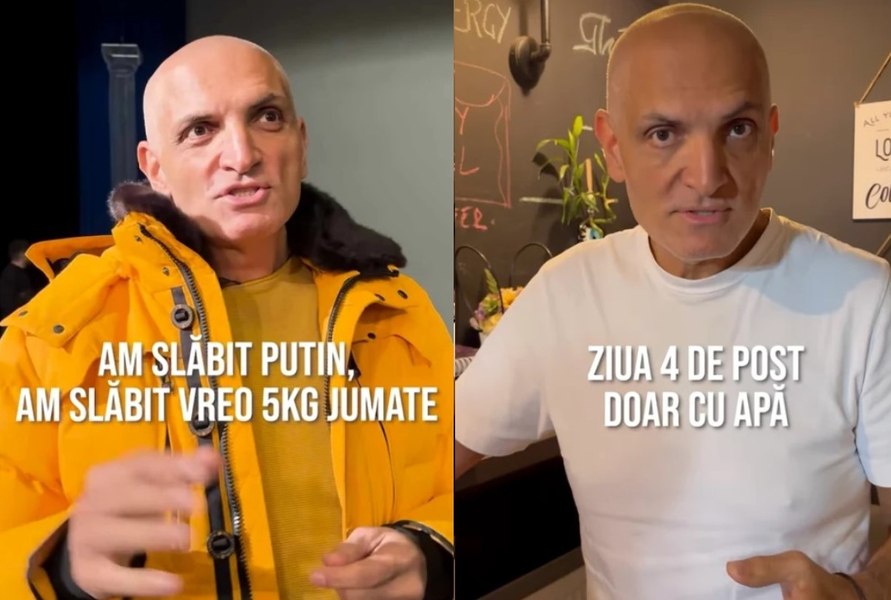 Motivul pentru care Damian Drăghici a ales să țină post negru timp de 7 zile. „Mă simt foarte bine”