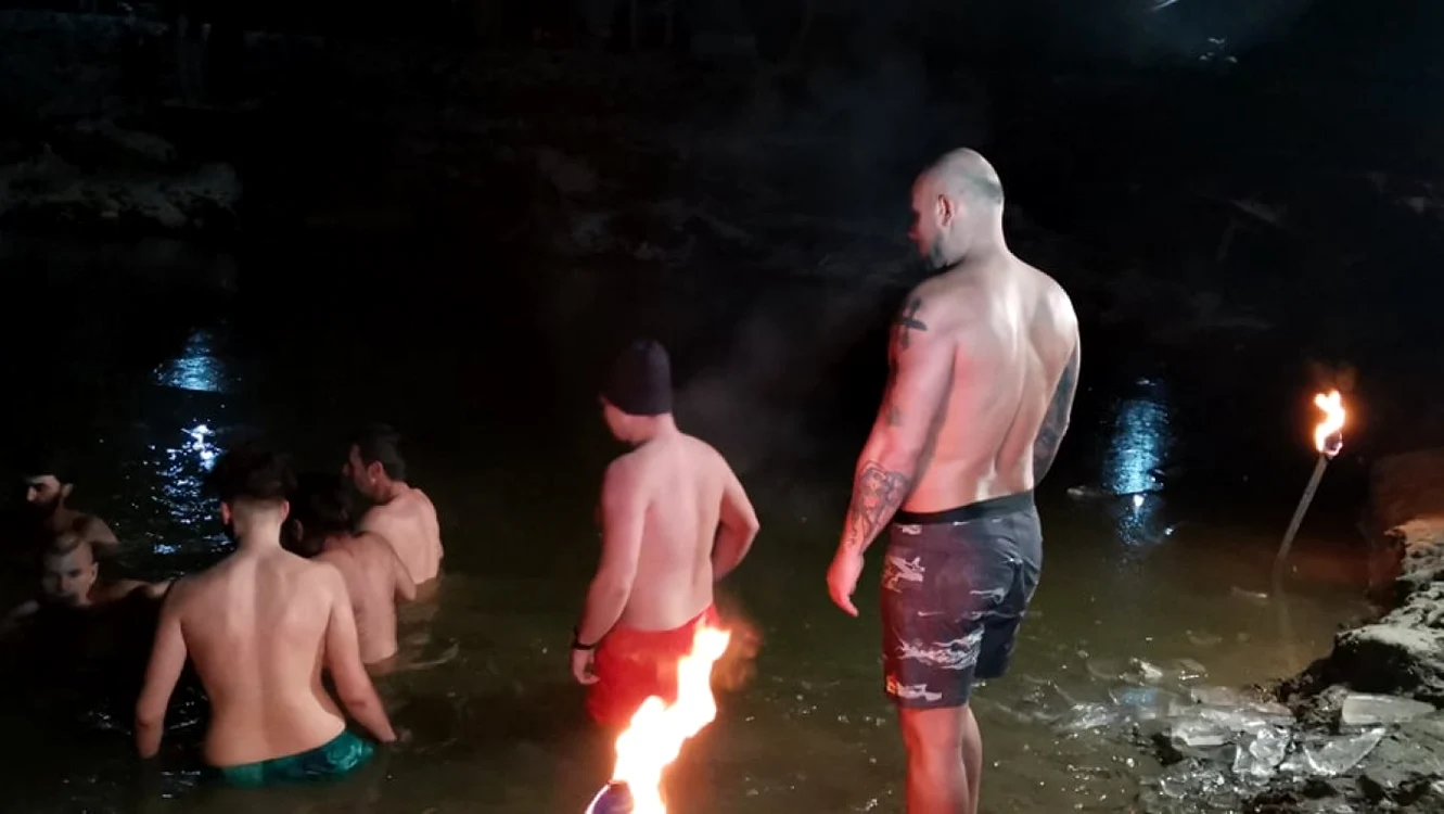 Baia la copcă lângă Timişoara FOTO Ş.Both