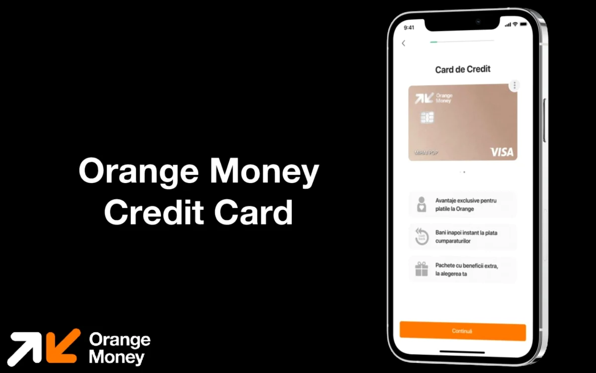 Card de credit Orange Money.