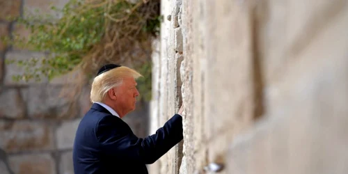 Donald Trump in Israel - Zidul Plangerii FOTO AFP