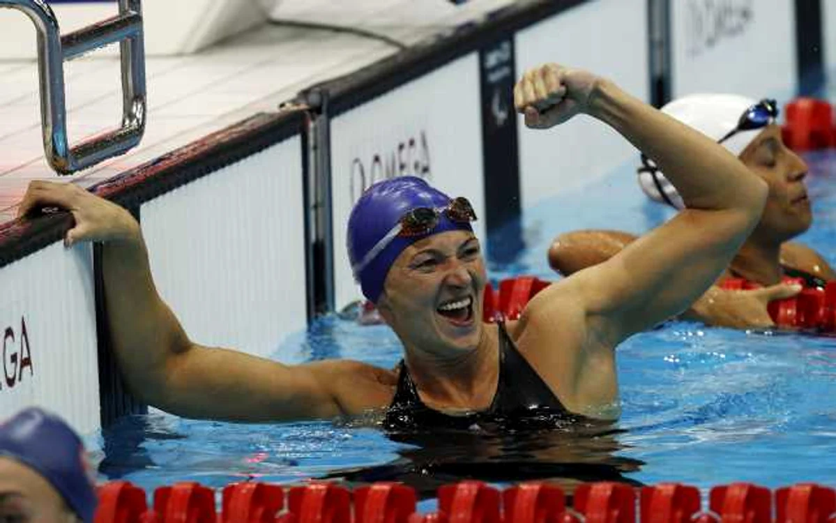 Înotătoarea ucraineană Nataliia Prologaieva a câştigat proba de 100m bras din cadrul Jocurilor Paralimpice. 