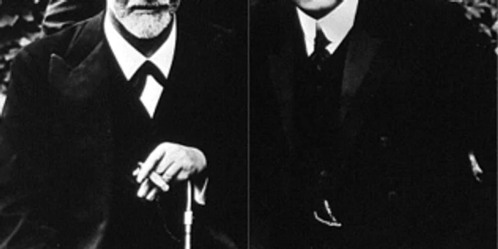 Sigmund Freud şi Carl Jung la conferinţa de la Clark University, din 1909                          FOTO: Wikipedia