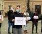 Protest pentru redeschiderea sălilor de sport