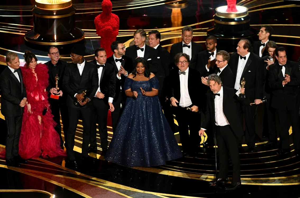 Echipa filmului „Green Book“, desemnat Cel mai bun film la Oscar 2019 FOTOGRAFII Guliver/Getty Images