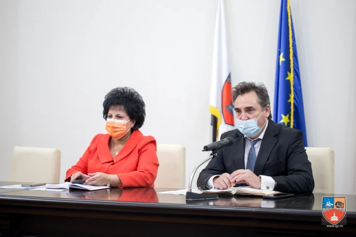 mariana Gaju primar Cumpana si Mihai Lupu presedinte consiliu judetean constanta foto CJ Constanta