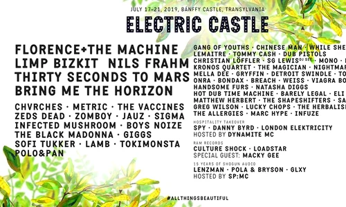 Acesta este line up ul Electric Castle 2019 jpeg