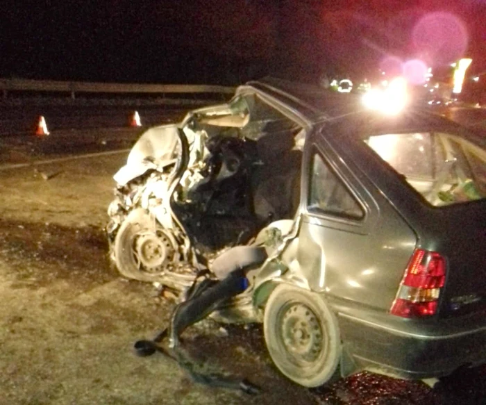 Accident grav la Urziceni FOTO ISU Ialomiţa