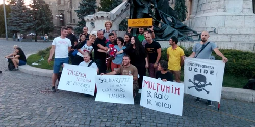 manifestatie de solidaritate medici elena voicu. foto remus florescu