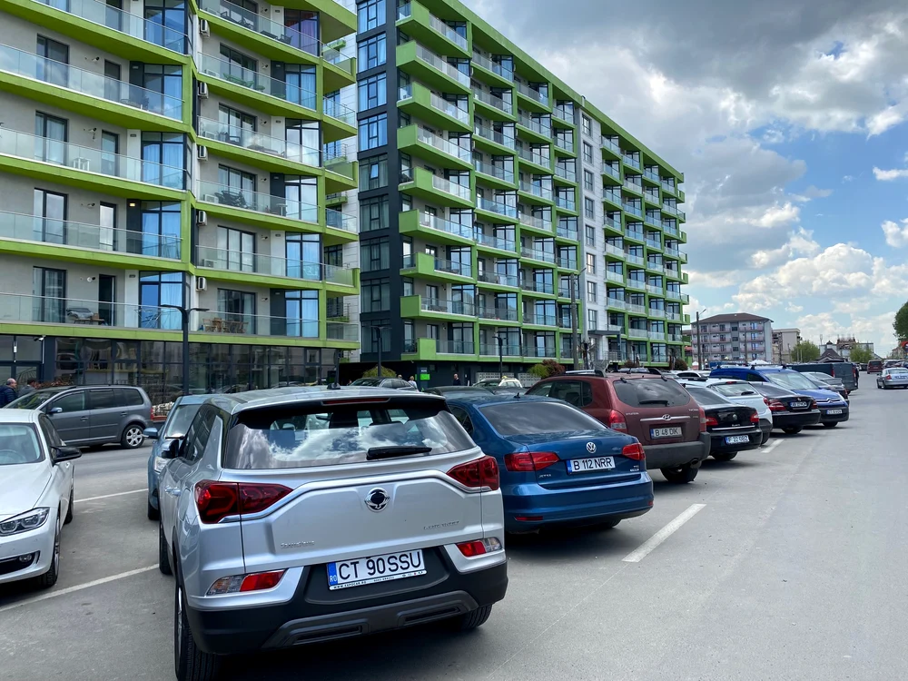 Parcările din Mamaia Nord s-au golit de mașinile ucrainenilor FOTO Antonia Ispas