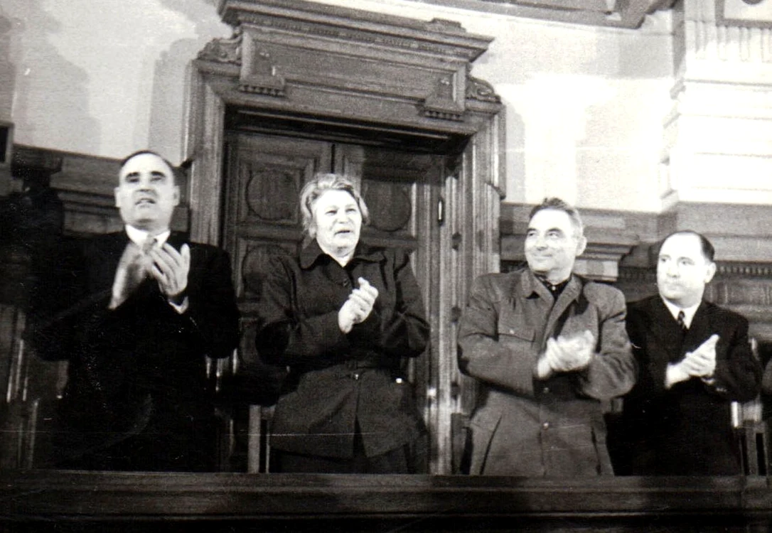 Gheorghe Gheorghiu-Dej, Ana Pauker, Vasile Luca și Teohari Georgescu  Fototeca online a comunismului