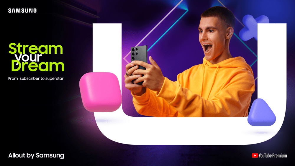 Samsung dă startul înscrierilor la Stream Your Dream, un proiect dedicat creatorilor de conținut aflați la început de drum