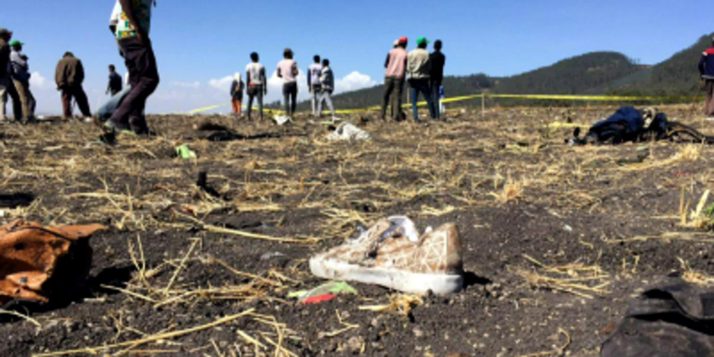 Avion Ethiopian Airlines prabusit FOTO Twitter
