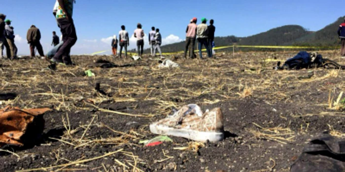 Avion Ethiopian Airlines prabusit FOTO Twitter