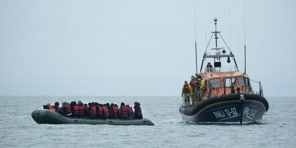 Operartiunea de salvare a migrantilor din Canalul Manecii 24.11.2021 - AFP 4