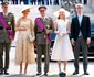 Regele Philippe, Regina Mathilde, Prințesa Elisabeta, Prințesa Eleonore, Prințul Gabriel și Prințul Emmanuel.
