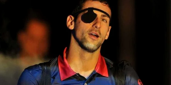 Djokovici a apărut ca un pirat înainte de meciul cu Roddick