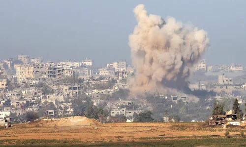 Bombardamente israeliene asupra nordului Fâșiei Gaza FOTO EPA-EFE