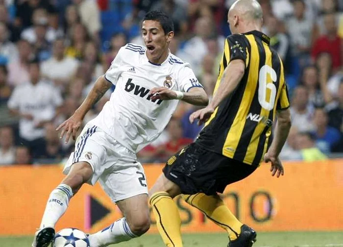 Di Maria (stânga) a avut evoluţii bune de când a venit la Real Madrid