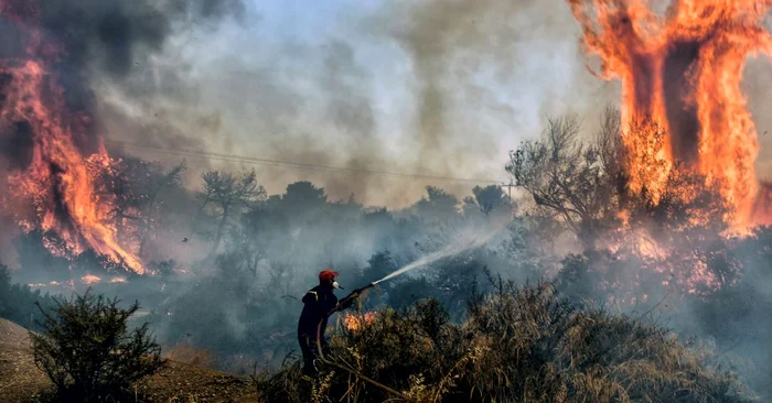Incendiu în Grecia. FOTO Arhivă Comisia Europeană