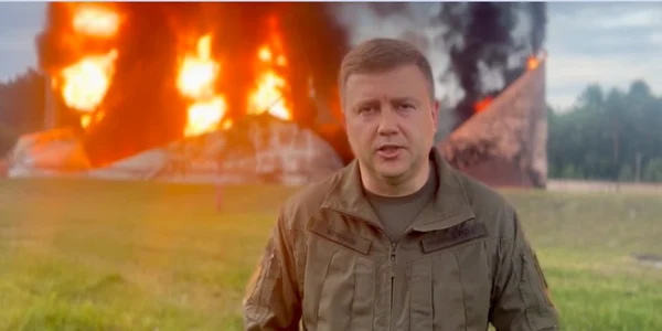 Incendiu la un depozit de combustibil din Rivne Captura Telegram jpg
