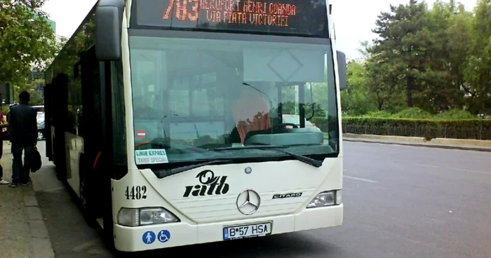 Liniile RATB către Aeroport vor circula pe trasee modificate. FOTO Adevărul