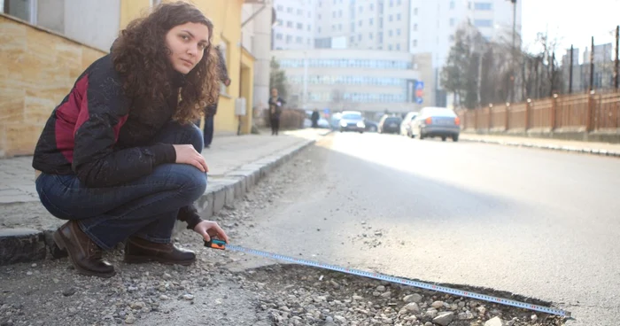 Groapa are o lungime de 120 de centimetri, foto: Bogdan Crăciun