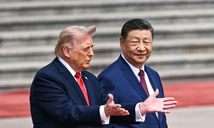 Trump, primit de Xi Jinping la Beijing FOTO AFP