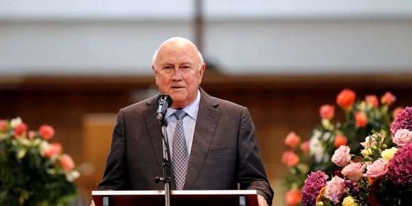 Frederik Willem de Klerk FOTO EPA-EFE
