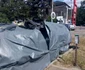 Parcarea Poliţiei sucevene se transformă într-un cimitir pentru maşini. FOTO Dănuţ Zuzeac