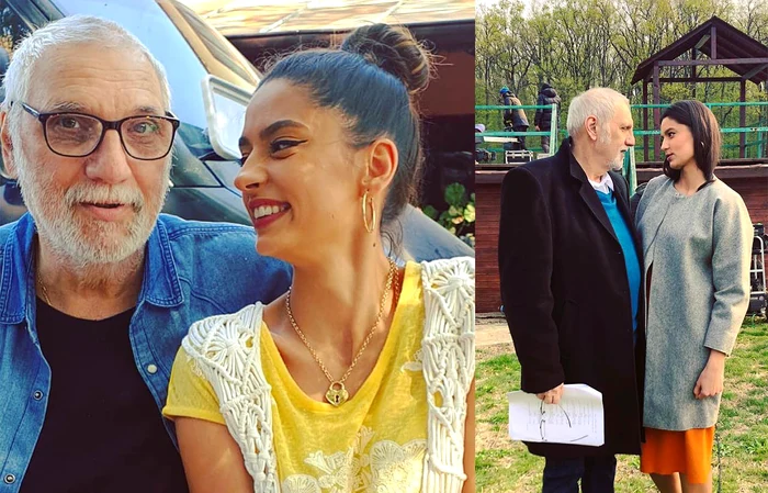 Alături de o fostă studentă, Oana Moșneagu, în serialul „Adela” de la Antena 1