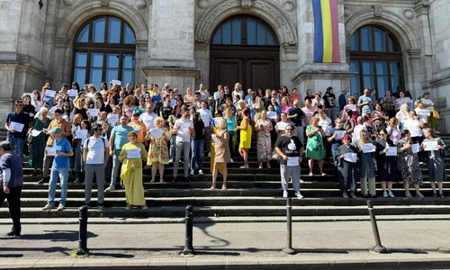 FOTO Facebook / Sindicatul Național al Grefei Judiciare Dicasterial - Filiala București