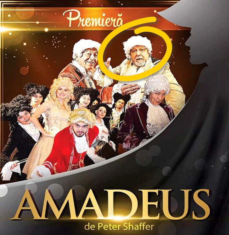 Pe afişul vechi  al spectacolului  apărea şi  Papaiani