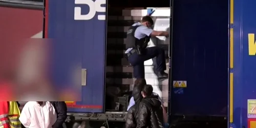 Camion cu migranti Captura video