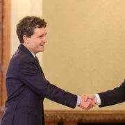 Dominic Fritz și Nicușor Dan, consultări la Cotroceni 