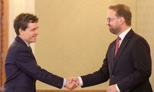 Dominic Fritz și Nicușor Dan, consultări la Cotroceni 