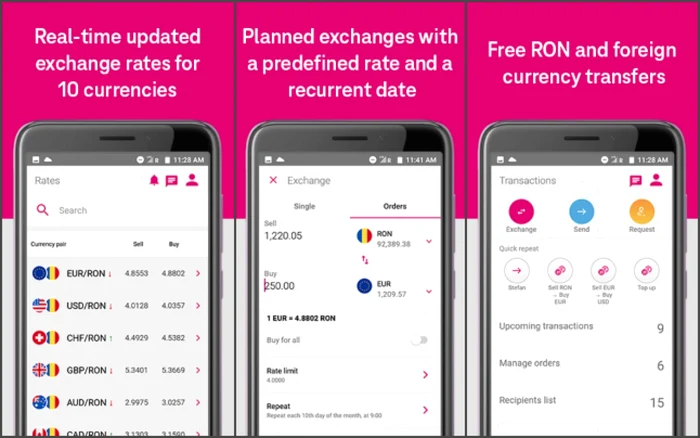 Aplicatie Telekom Bank Schimb Valutar Online Online Currency Exchange colaj