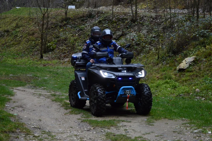 Jandarmii montani din Gorj au fost dotați cu ATV-uri Foto: Jandarmeria Gorj