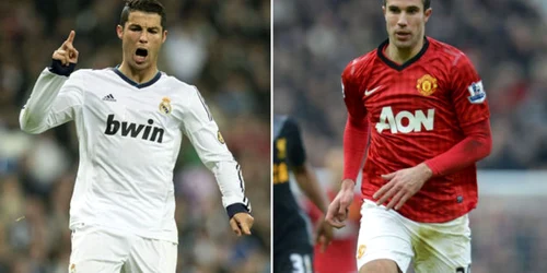  robin van persie si cristiano ronaldo Foto