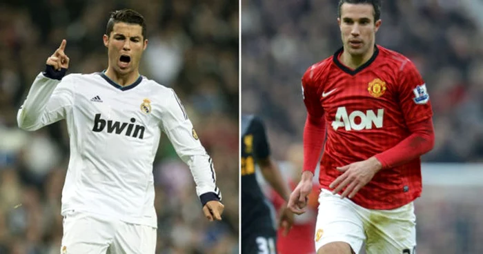 Cristiano Ronaldo vs. Robin Van Persie FOTO AFP