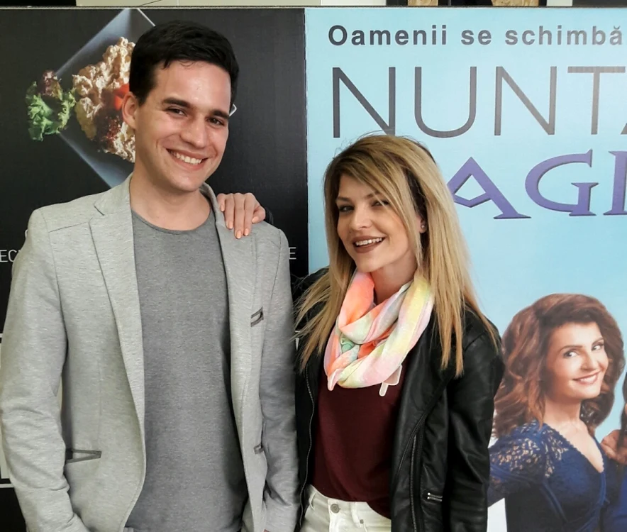 
    Alexandru Mărculescu şi Alexandra Buză au fost prezenţi la lansarea în România a filmului "Nuntă a la grec 2"Foto: Gheorghe Chelu  