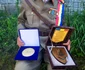 Eroul locotenent-colonel (rtr) Banu V. Ion, sărbătorit la vârsta de 105 ani. FOTO Garnizoana Târgoviște.