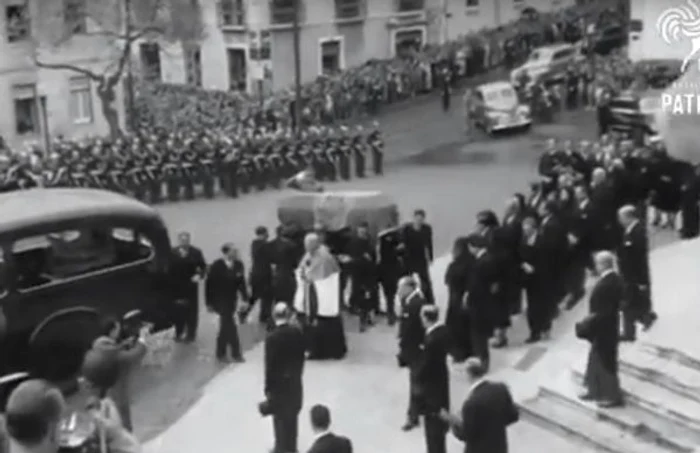 Funeraliile Regelui Carol al II-lea, 1953. Sursă Youtube, Casa Regala a Romaniei, Copyright: British Pathe