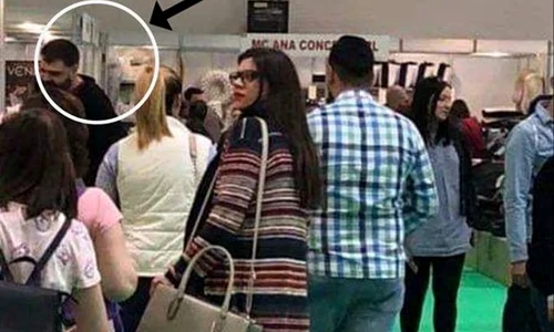Laura Andreşan şi Grasu XXL (în plan îndepărtat) s au învârtit printre standurile de la Romexpo, în urmă cu două luni jpeg
